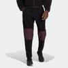 Adidas DFB Long Sleeve Fleece Pants with Contrast Panel Design Men Bottoms Black HF4070