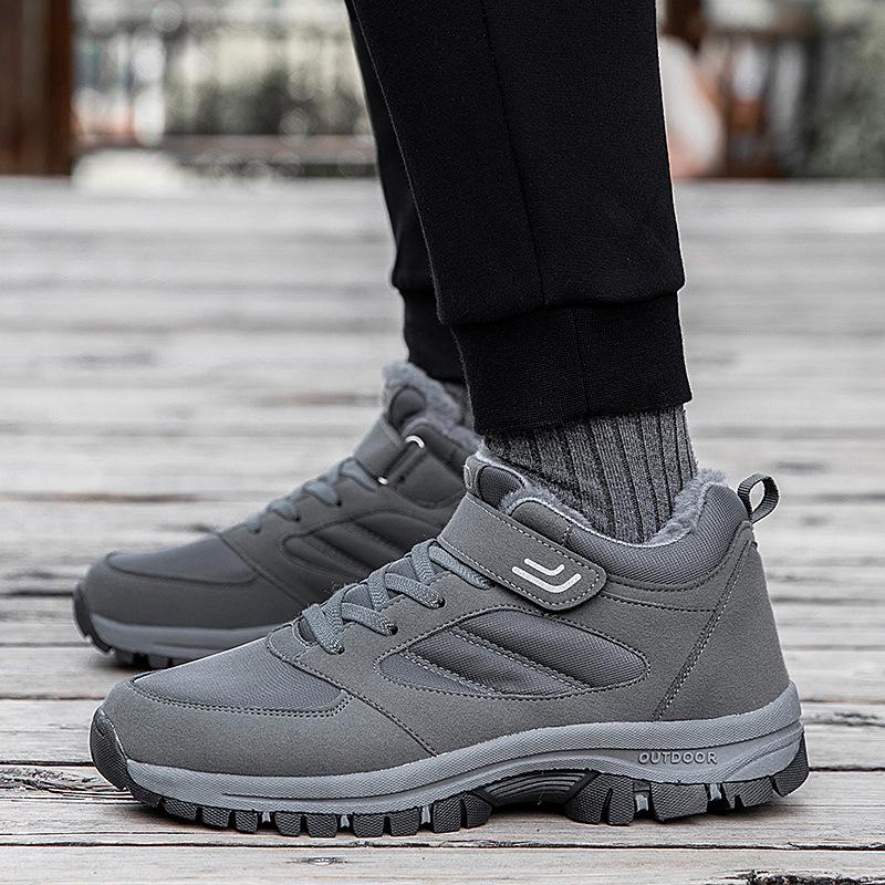Elderly Men’s & Women’s Autumn Casual Shoes: Comfortable Cotton Walking Shoes for Middle-Aged & Seniors, One-Piece Delivery.