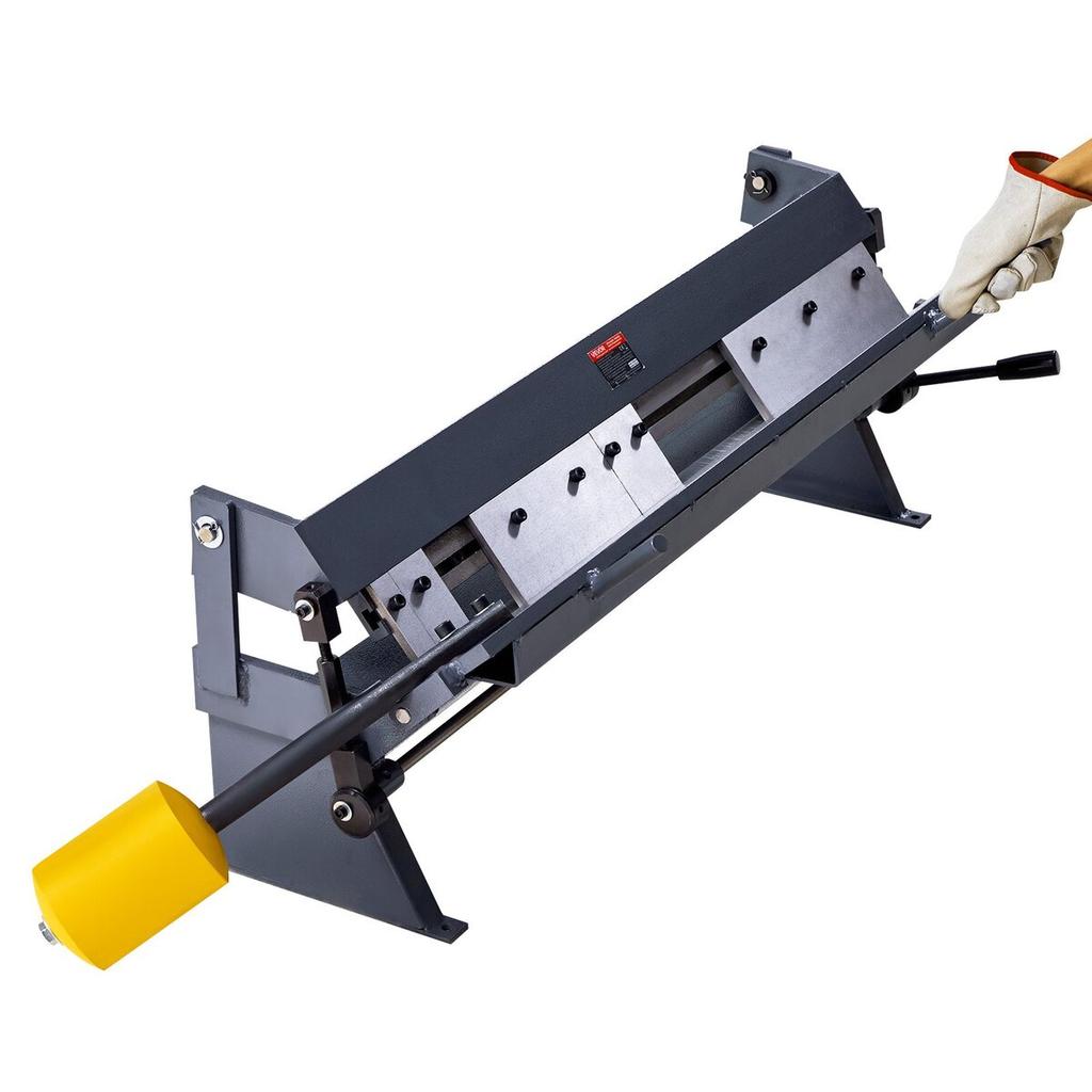 Box and Pan Brake, 910 mm/36 inch Sheet Metal Bending Brake,16-Gauge Mild Steel Capacity, 0-135 Degree Adjustable, Metal Bender Machine with 6