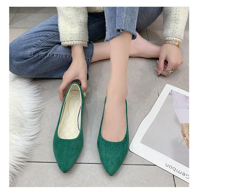 Fashion Women's Pointed Toe Loafers Boat Shoes Ballet Casual Flats Shoes