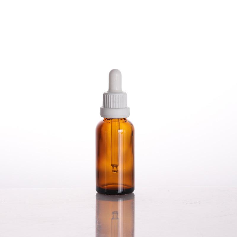 Braune Lichtgeschützte Glas-Serenflasche mit Tropfer, 30 ml und 50 ml, für Ätherische Öle und Kosmetika