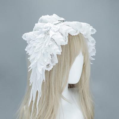 Gothic-Haarbänder: Subkulturelle Cosplay-Accessoires im Dark Punk Lolita-Stil