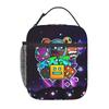 Geometry Dash Isoliert Tasche Essen Tasche Tragbar Thermisch Kühltasche Mittagessen Boxen Für Schule Büro