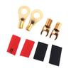 Amplifier Installation Kit, Car Audio Wire Wiring Amplifier Subwoofer Installation Kit, Speaker Cables Car Power Cord with Fuse Holder