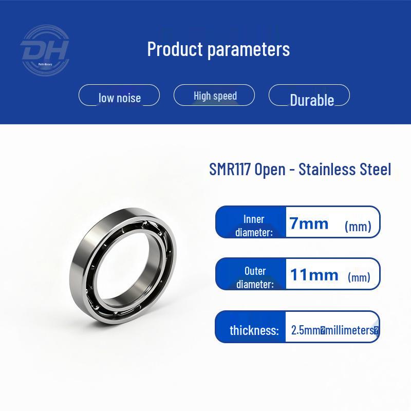 Rust-Proof Stainless Steel Miniature Pulley with Deep Groove Ball Bearing - Anti-Corrosion Gyroscope Ornament Accessory