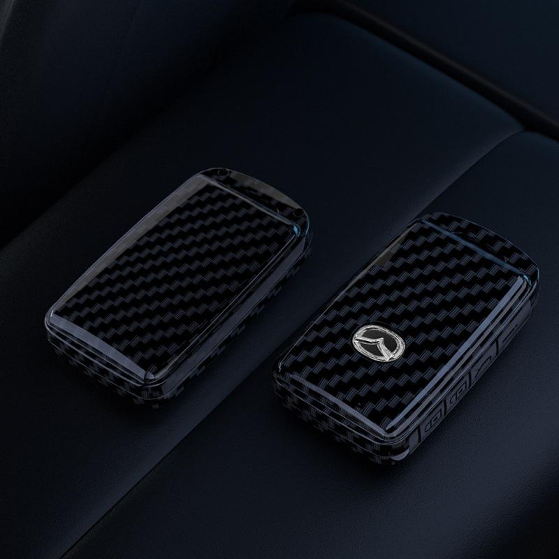 Mazda 3 Axela Key Case for Next-Gen CX5, Atenza, CX30, CX4, CX8 - Car Key Shell with Buckle