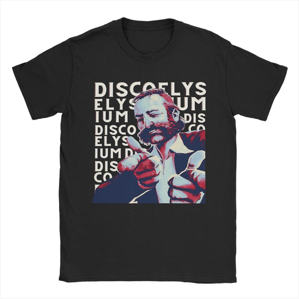 Disco Elysium Gioco Fan Merch T-shirt Unisex Cotone Puro Maglietta Top Stampati T-shirt