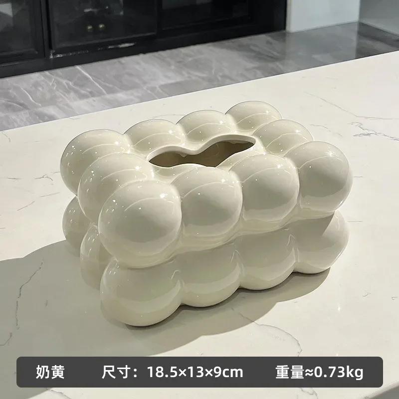 Tissue box, living room, high-end light