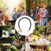 Portable Gas Refill Adapter Multifunctional Valve Braided Hose Connection Hose  Stove Head
