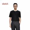 CROQUIS Men's 2025 Summer Raglan Sleeve Round Neck T-Shirt