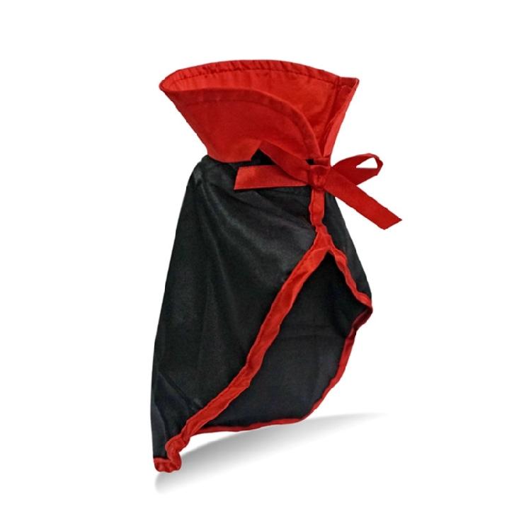 Dog Cloak Dress Up Costume Photo Props Pet Cap Soft Black Vampire Cloak 1