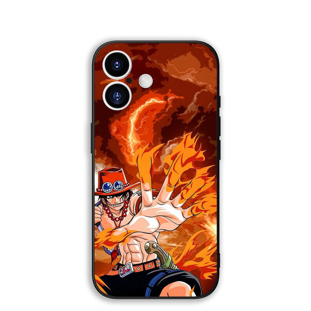 Cover for Xiaomi Redmi Note 13 A3 14 Pro Plus 9T 14C 13C 13X 9C NFC + Pro+ 5G 4G Phone Case Portgas D Ace One Pieces Luffy