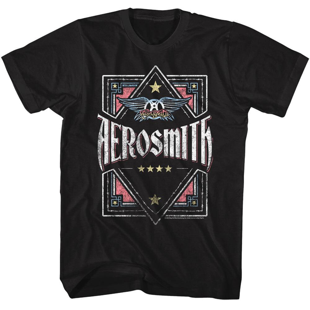 Aerosmith Freedom Logo Playing Card Stars Men s T Shirt Rock Band Music Merch Unisex T-Shirt XXL