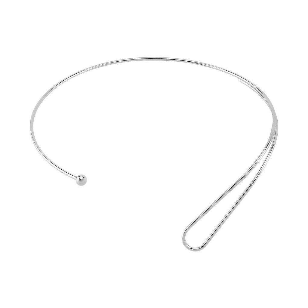 Simple Line C-Shaped Collar