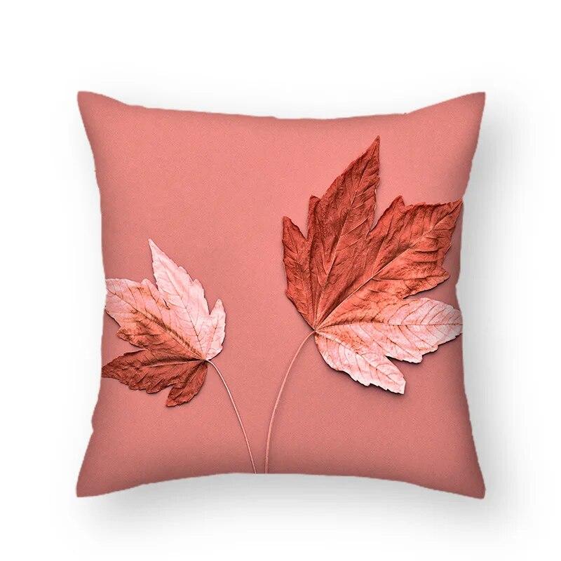 

45x45 см серия геометрических цветов и листьев, декоративная наволочка для гостиной, дивана, офисного сиденья, наволочка, домашний декор 40x40cm