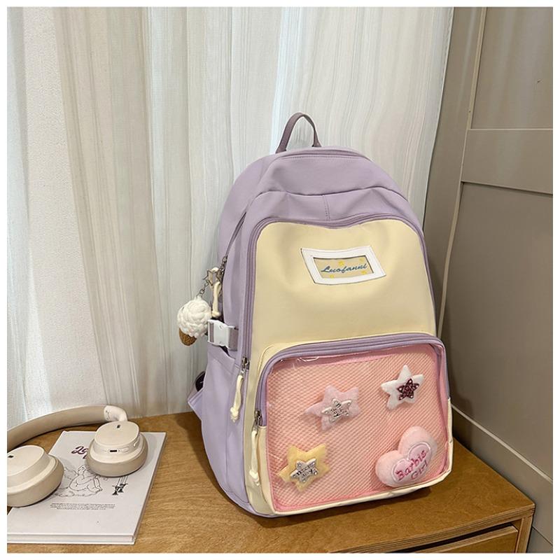 School Bag New High-value College Style Fresh and Sweet Backpack Junior High School Students Lightweight Large-capacity Backpack