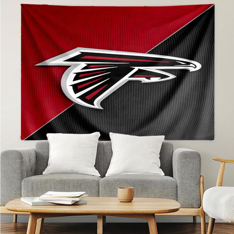 Falcons Logo Quick-Dry Tapestry Hanging for Bedroom,Livingroom, Playroom,Decor Art Room Wall Tapestry Holiday and Birthday Gifts