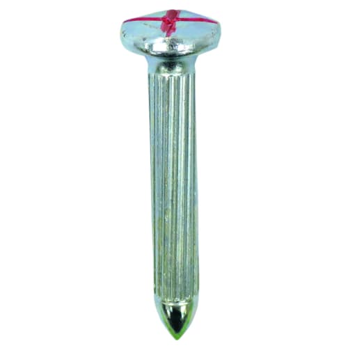 Daidohant Measuring Nails (Survey Nails), No. 2, 7mm Diameter x 50mm Neck Length, 15mm Head Diameter, Pack of 100, for Concrete, Paved, and Gravel Roa