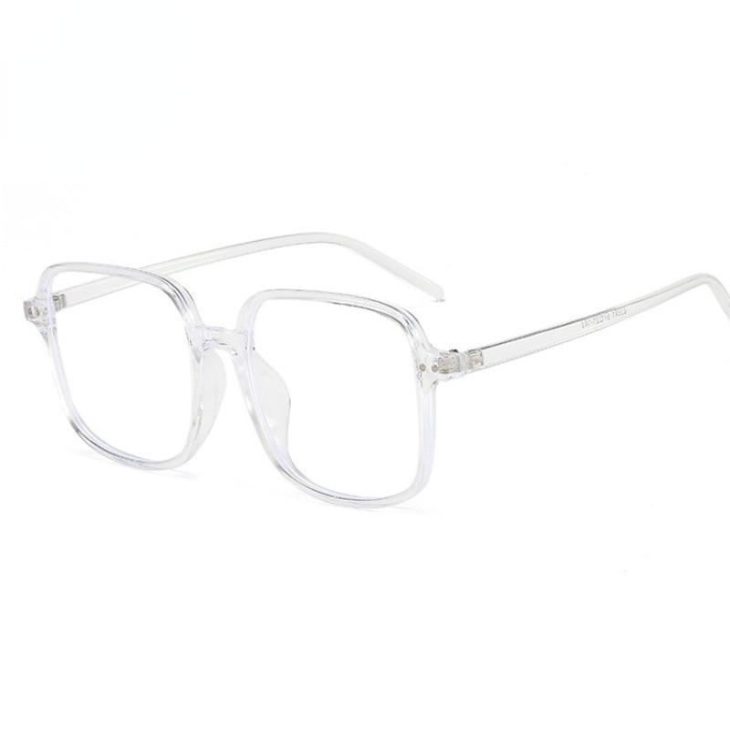 

Негабаритная черная квадратная оправа для очков, роскошная дизайнерская анти-синяя блокирующая компьютерная оправа для очков, большие прозрачные линзы, очки CN