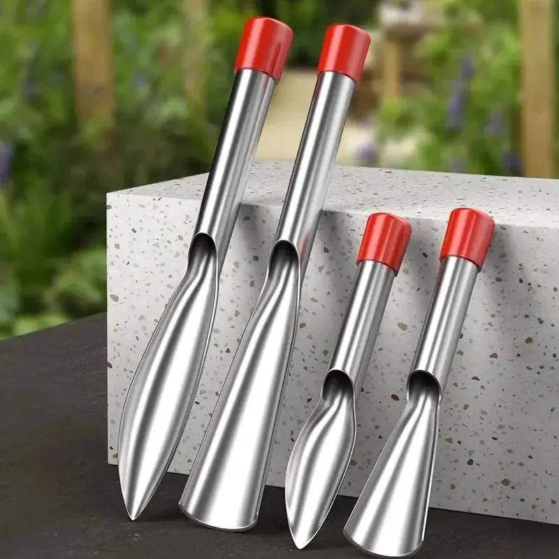 Gardening Tool Set Digging Pointed Shovel Stainless Steel Shovel for Potting Digging Transplanting Planting Weeding Household