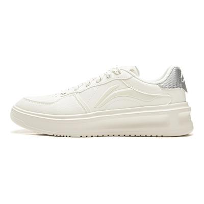 Li Ning Lantaarnfestival Synthetisch Leer Dikke Zool Hoogteverhogend Slijtvast Lichtgewicht Lage Top Skateschoenen Dames Skateschoenen AGCV316-1