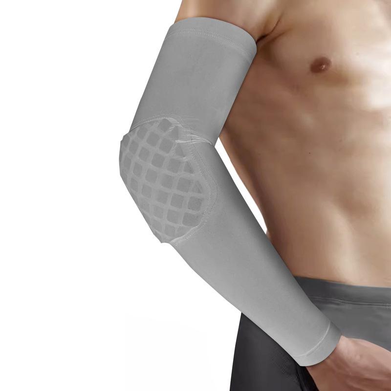 

Honeycomb Anti collision Knee Pads for Basketball Badminton and Volleyball Breathable and Sweat Wicking Ice Silk Dry and Sweat-free Fabric L