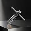 Adjustable T-Handle Ratchet Tap Wrench Reamer Hand Manual Holder Wrench M3-M8 M5-M12 Metric Tap Wrench T-Tap Ratchet Wrench