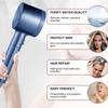 1pc High Pressure Shower Head, Bathroom Powerful Showerhead, 5 Modes Adjustable Shower Nozzle - Multi-Setting Water Flow, Bathroom Accessories