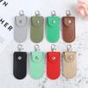 Pouch Bag Case Protective Leather With Keychain For Usb Flash Drive Memory Stick