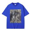 Alpha auf der Straße Kätzchen im Bett Lustiges Werwolf Meme T-Shirt Herren Damen Lässig Übergroß Streetwear Männliche Mode T-Shirt