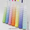 6Pcs Non-Slip Badminton Racket Handle Grip Gradient Overgrip Tape Winding Tennis Racket Rubber Grip Racquet Supplies Sports