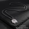 Little Monster Ghost Necklace - Cute Halloween Pendant for Hip Hop Street Style
