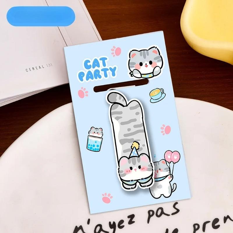 1Pcs Cute Pet Magnetic Bookmark Student Cartoon Good-looking Reading Book Page Clip Cute Animal Bookmark Stationery Gift School