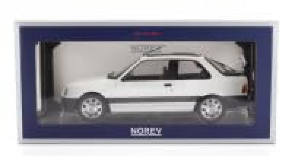 Norev Scale Peugeot 309 GTi 1988 White Finished Product 1/18