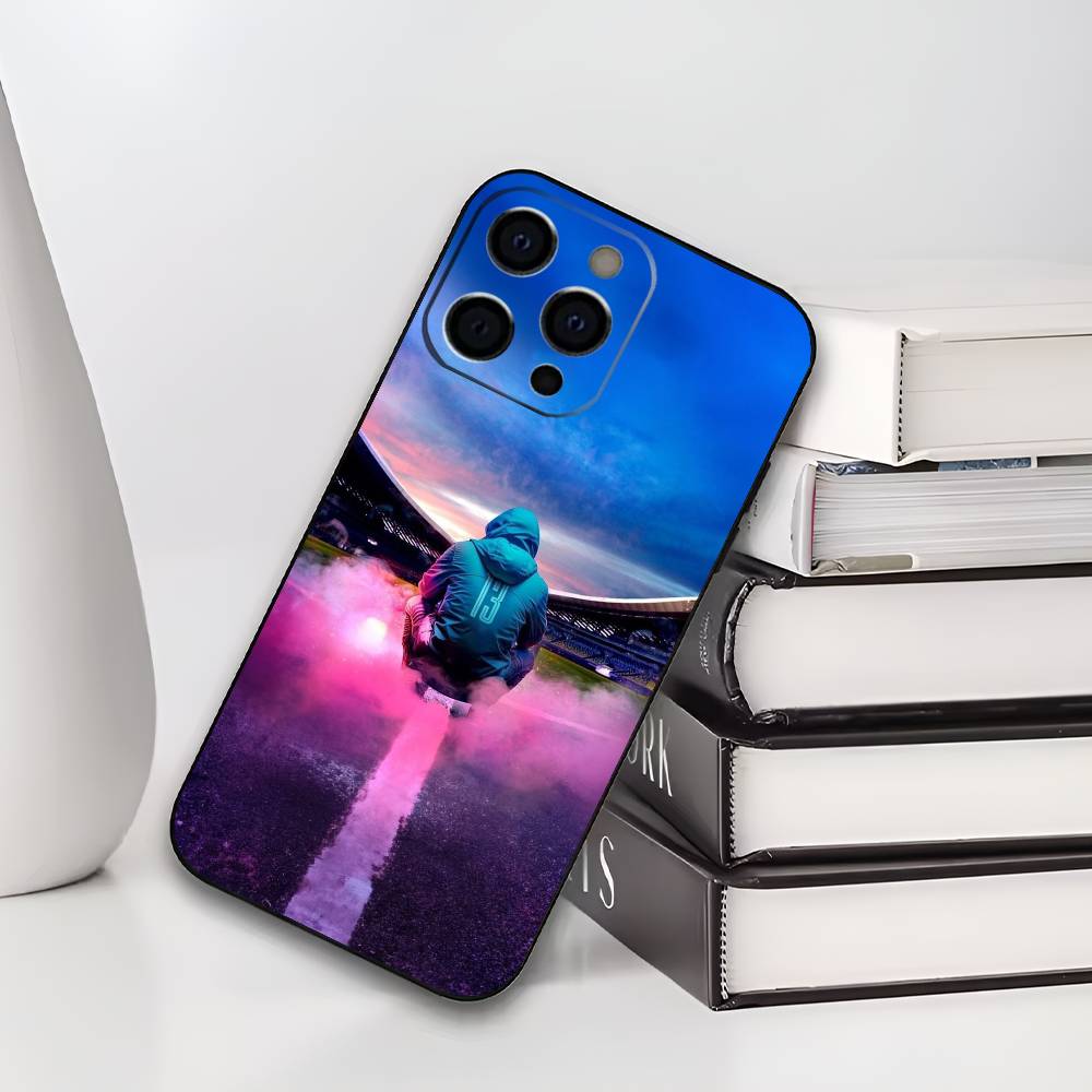 

J-JuL Rapper C est Pas Des Lol Phone Case For IPhone 17,16,15,14,13,12,11,Plus,Pro,Max,Plus,XS,soft case Black silicone iPhone12PROMAX