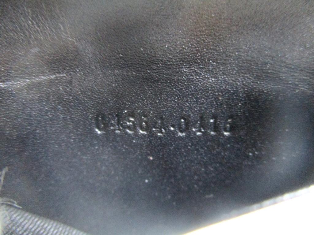 Authentic GUCCI GG Black Canvas and Leather 6 Pics Key Chain #a820  Refurbished