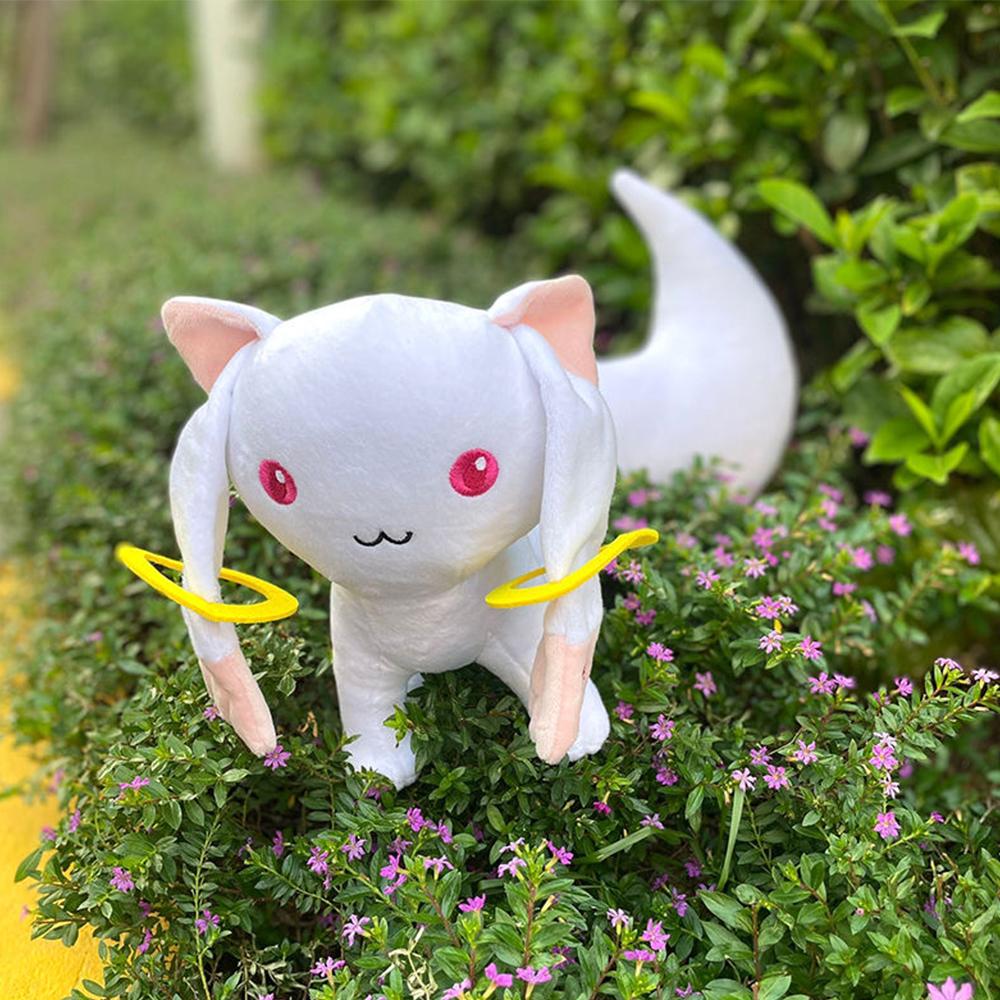 Animal Soft Plush Doll Charlotte Cosplay Cute Doll Soft Stuffed Throw Pillow Kyubey Kaname Madoka Anime Figure Pendant Toy Gift