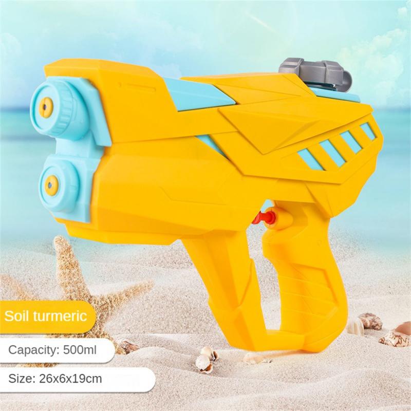 

Игрушки для ванной, большая емкость 500 мл, водяной пистолет, игрушка, водная игрушка, дальний радиус действия, без запаха, пляжная игрушка, двойная насадка, игрушки для бассейна с абс CHINA