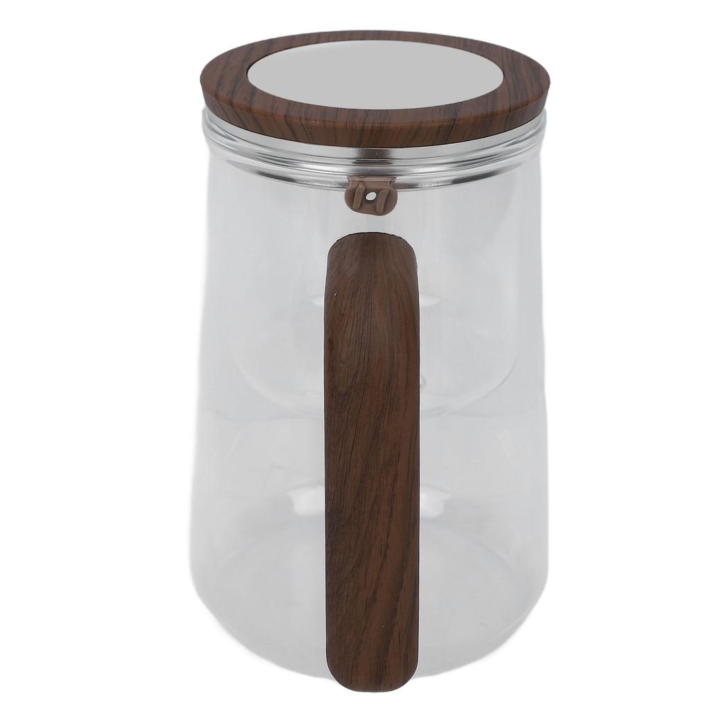 Water Separation Teapot Heatproof Glass Teapot Transparent 800ml Tea Kettle for Home Restaurant