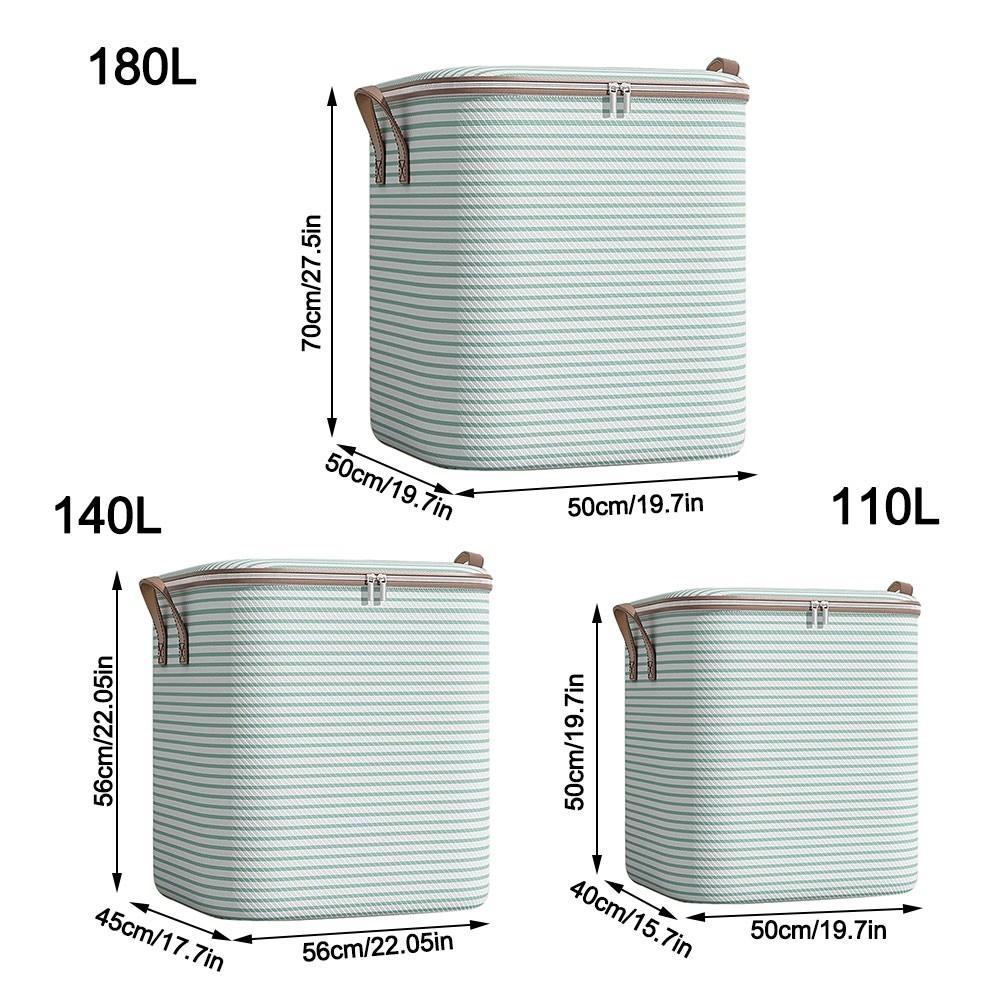 Non-Woven Fabric Quilt Storage Bag Large Capacity Wardrobe Sorting Storage Bucket Home