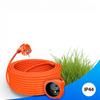 Przedłużacz ogrodowy 50m 3x2,5mm² gruby pomarańczowy kabel budowlany