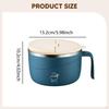 with Lid, Round Soup Bowl, Kitchen Utensil, Household Accessory, Large Capacity Cereal Container,