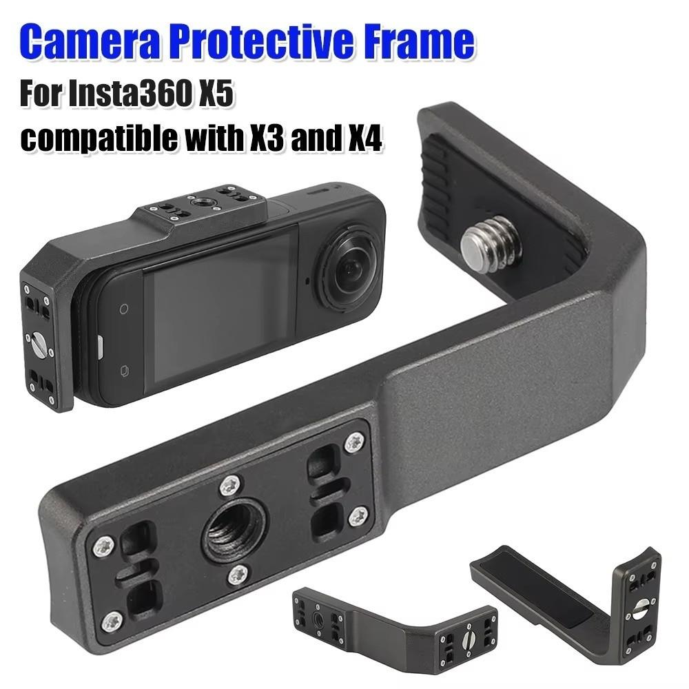 Quick Release Camera Vertically Bracket Camera Protective Frame for Insta360X5/X4/X3 Vlogging