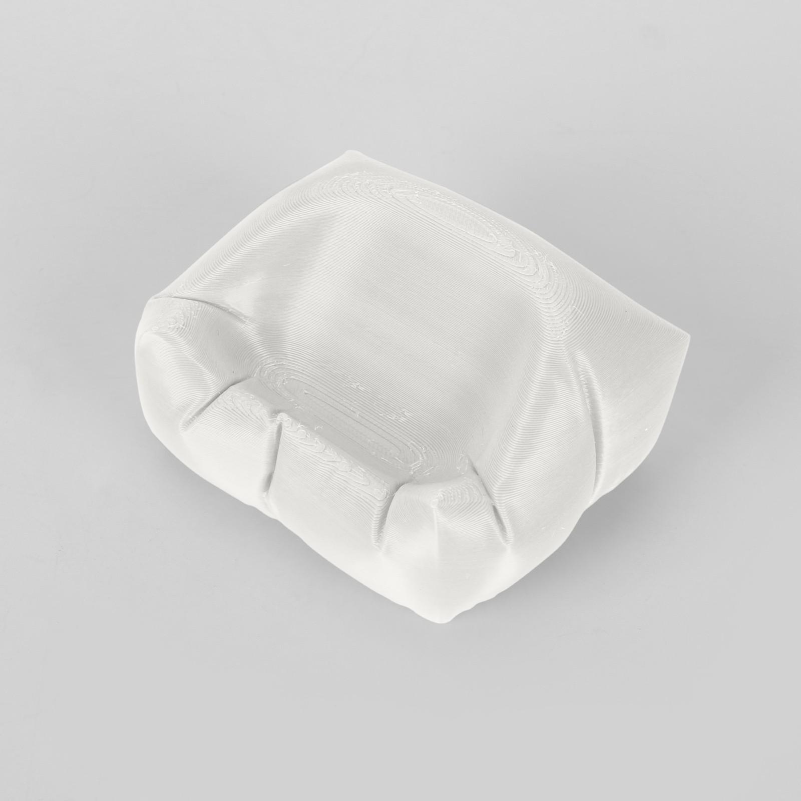 

3D-печатный диван-наушник с украшением для хранения наушников One Size белый