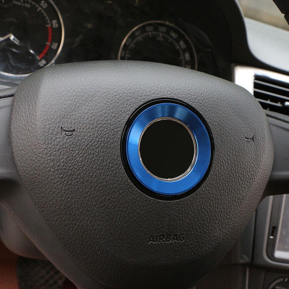 For Volkswagen VW Amarok 2018 2019 2020 2025 2025 Steering Wheel Center Logo Ring Sticker Decoration Cover Interior Accessories