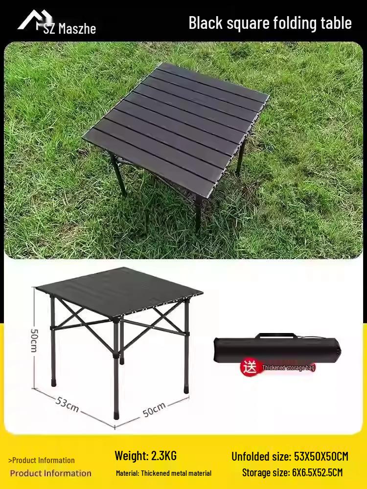 Portable Folding Picnic Table & Chair Set for Camping & Barbecue