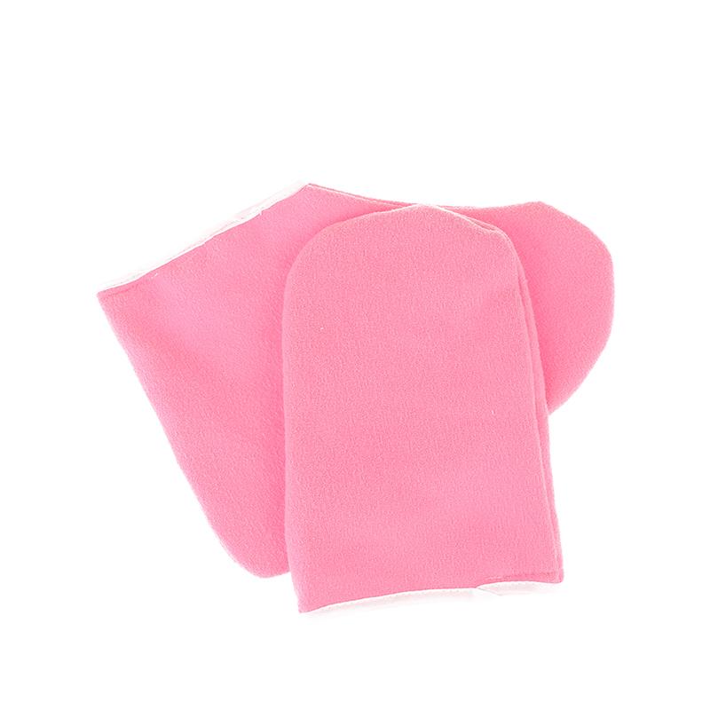 1Pair Paraffin Wax Waxed Cotton Footmuffs Booties Hydrating Mask Spa Moisturizing Socks Gloves Covers Bath Liners