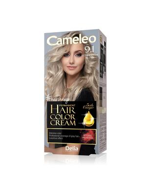 Delia Cosmetics Cameleo Hcc Permanente Farbe Omega+ Nr. 9.1 Ultimatives Aschblond 1 Packung