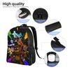 FNAF Horror Game Rucksack Outdoor-Stil Rucksäcke Damen Streetwear High School Taschen Benutzerdefinierter Großer Rucksack