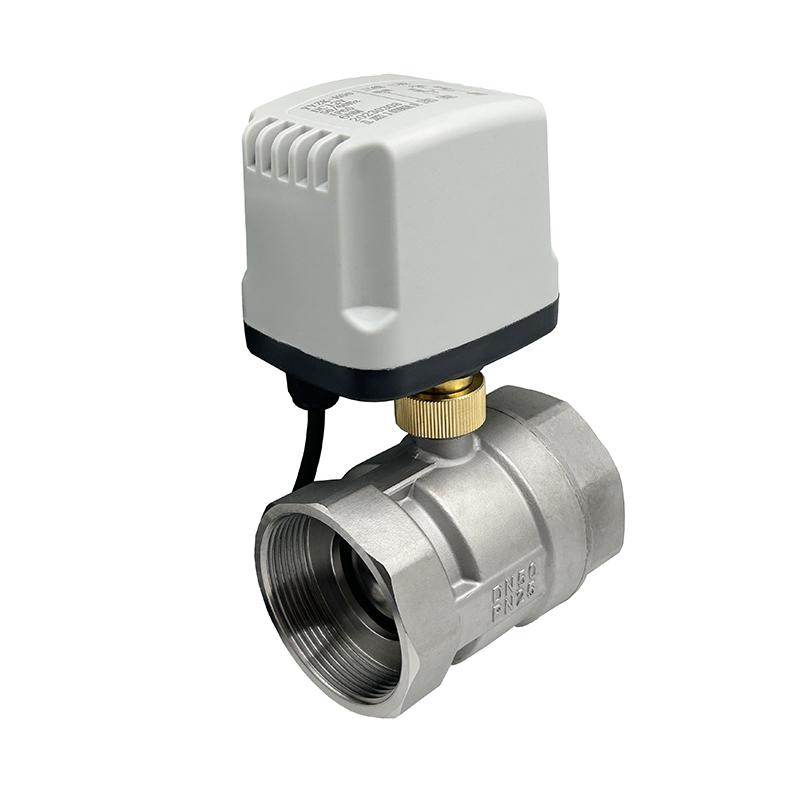 DN15 DN20 DN25 DN32 DN40 DN50 304 Stainless Steel Electric Ball Valve 3-wire 2-way Control Motorized Ball Valve